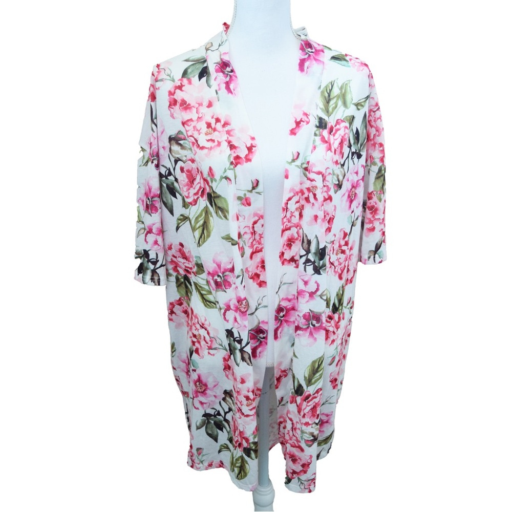 SHOW ME YOUR MUMU Garden Of Blooms Brie Robe Cover Up Kimono One Size NO TIE
